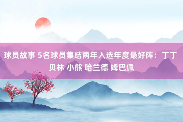 球员故事 5名球员集结两年入选年度最好阵：丁丁 贝林 小熊 哈兰德 姆巴佩